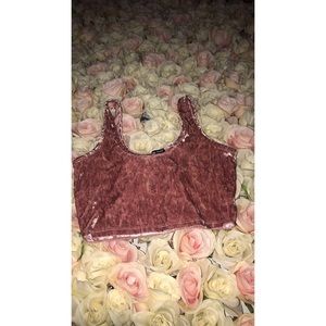 Pink Velvet Set